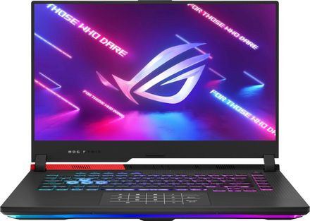 Ноутбук игровой ASUS ROG Strix G15 G513QY-HF001T 15.6", AMD Ryzen 9 5900HX 3.3ГГц, 8-ядерный, 16ГБ DDR4, 512ГБ SSD,  AMD Radeon  RX6800M - 12 ГБ, Windows 10 Home, черный [90nr06x4-m00130]