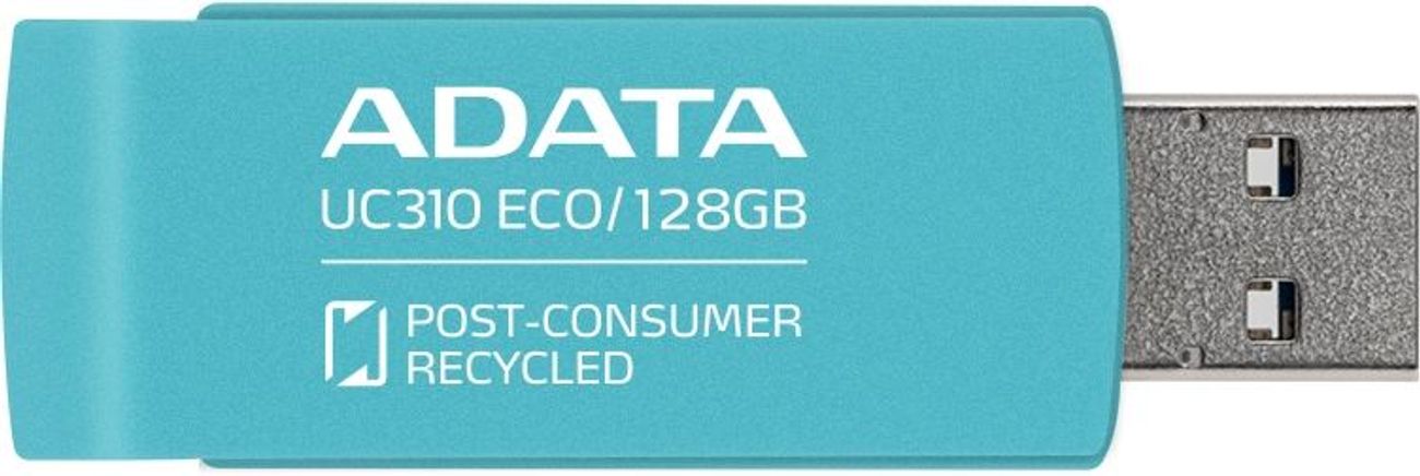 Флешка USB A-Data UC310E 128ГБ, USB3.2, зеленый [uc310e-128g-rgn]