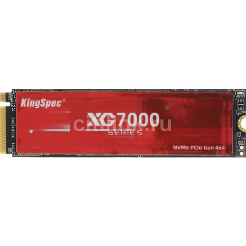 2ТБ SSD накопитель KINGSPEC XG7000 XG7000-2TB M.2 2280, PCIe 4.0 x4, NVMe, M.2