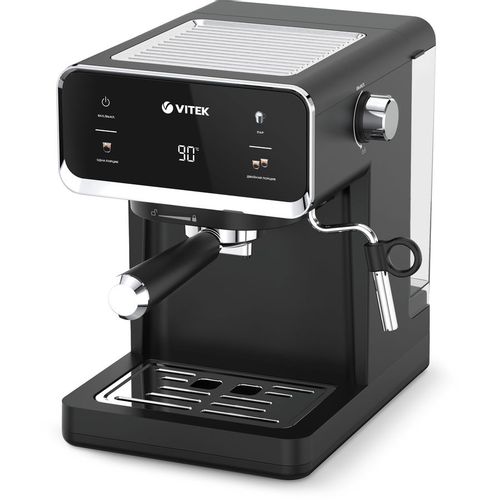 Кофеварка Vitek VT-1516, рожковая, черный