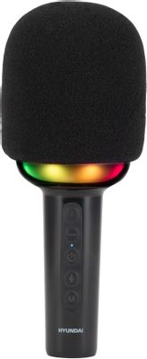 Микрофон Hyundai H-MIC100, черный [hmic100] – купить в Ситилинк | 2026289