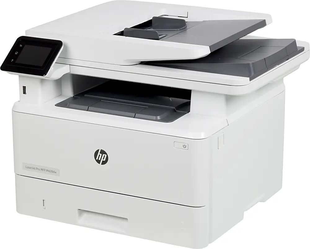 МФУ лазерный HP LaserJet Pro RU M428dw черно-белая печать, A4, цвет белый  [w1a31a] – купить в Ситилинк | 1149050