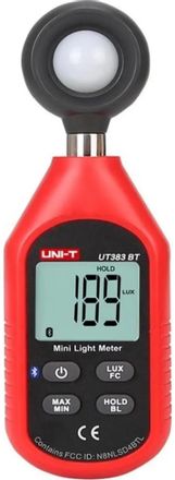 Люксметр UNI-T UT383BT, черный/ красный