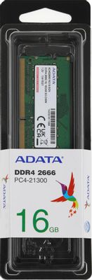Аксессуары для оперативная память A-Data AD4S266616G19-SGN DDR4 - 16ГБ ...