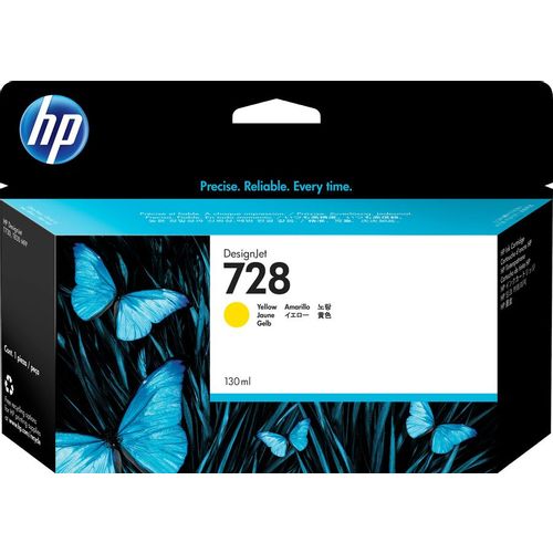 Картридж HP 728, желтый / F9J65A