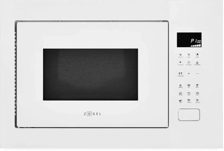 Встраиваемая микроволновая печь ZUGEL ZMO251W, 25л, 1400Вт, белый