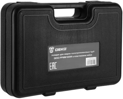Сварочный аппарат для пластиковых труб DEKO PPWM1600W, кейс [063-4203 ...