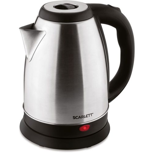Чайник электрический Scarlett SC-EK21S51, 1.8л, металл/пластик