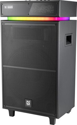 Колонка портативная Defender Sound Factory, 140Вт, черный [65093]