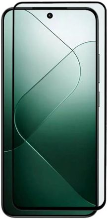 Защитное стекло для экрана ZIBELINO для Xiaomi 15 5G/14 5G антиблик, 5D, 1 шт, черный [ztg-5d-xmi-14-blk]