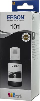 Чернила Epson 101 C13T03V14A, для Epson, 127мл, черный