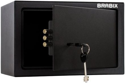 Сейф мебельный BRABIX SF 200KL 200x310x200 мм ключевой [291144]