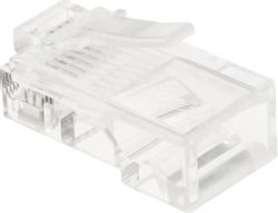 Коннектор LanMaster TWT-PL45-8P8C UTP кат.5E RJ45 прозрачный (упак.: 100шт)
