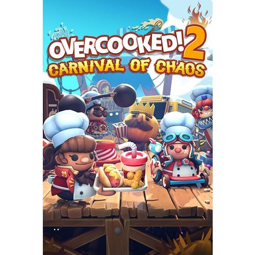Дополнение к игре TEAM 17 Overcooked! 2: Carnival of Chaos, для ПК, регион: СНГ, RUS (интерфейс и субтитры)