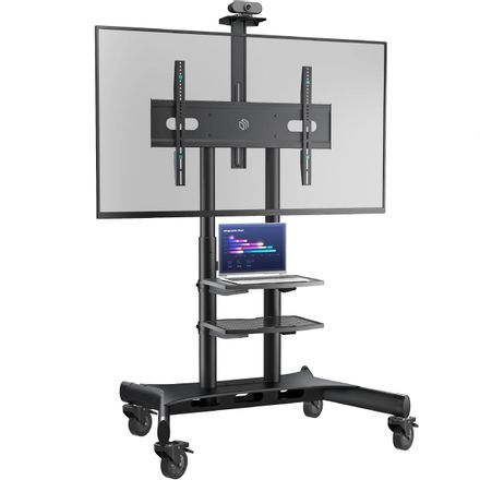 Подставка для телевизора ONKRON TS1881, 50-86", напольный, мобильный, черный