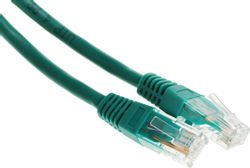 Патч-корд CABLEXPERT PP6U-1M/G литой (molded), UTP, кат.6, 1м, зеленый