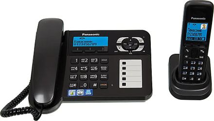 Радиотелефон Panasonic KX-TG6461RUT, темно-серый металлик