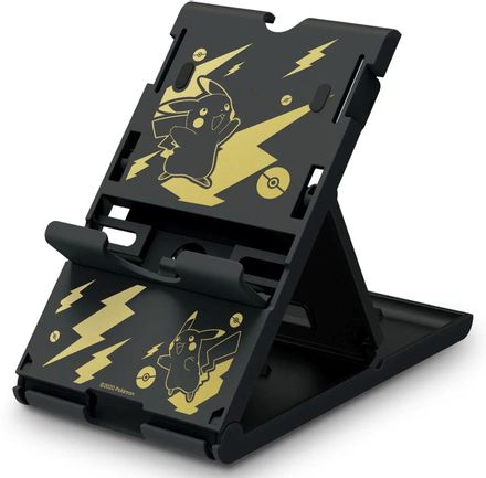Подставка HORI Pikachu Black & Gold для Nintendo Switch, черный
