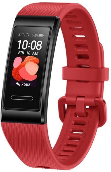 Фитнес-трекер Huawei Band 4 Pro,  0.95",  черный / красный [55024978]