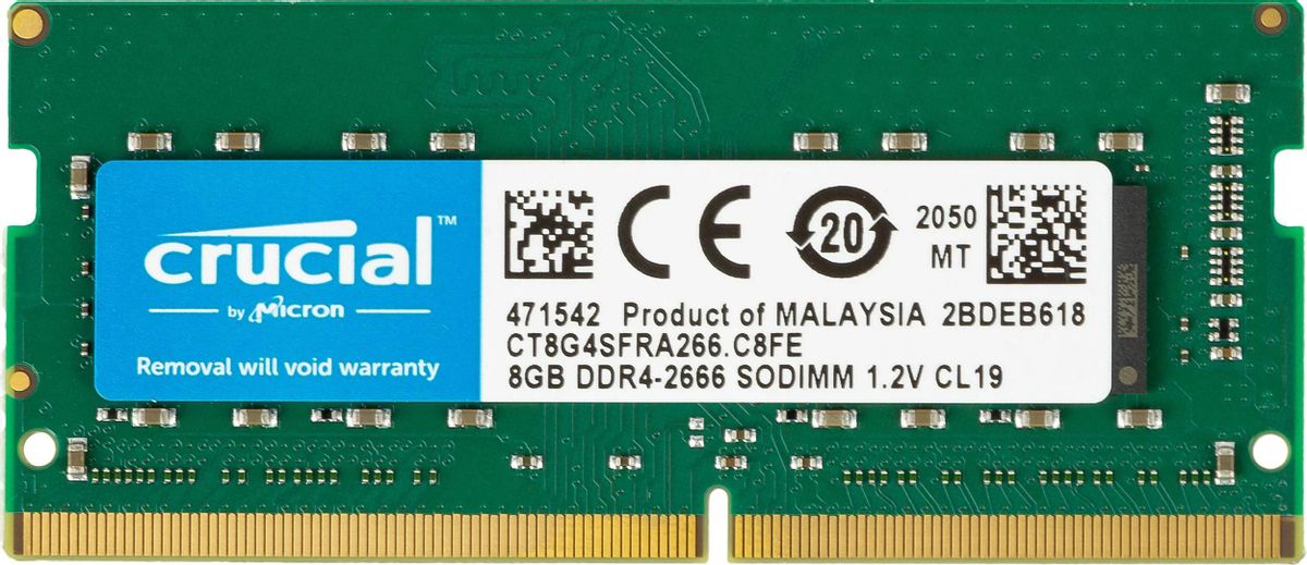 Crucial CT8G4SFRA266 DDR4 1x 8 2666