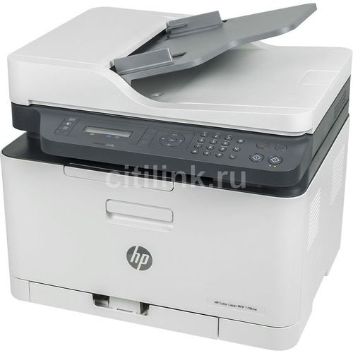 МФУ лазерное HP Color LaserJet 179fnw цветная печать, A4, белый [4zb97a]