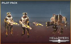 Дополнение к игре PlayStation Helldivers Pilot Pack, для ПК, регион: Россия,СНГ