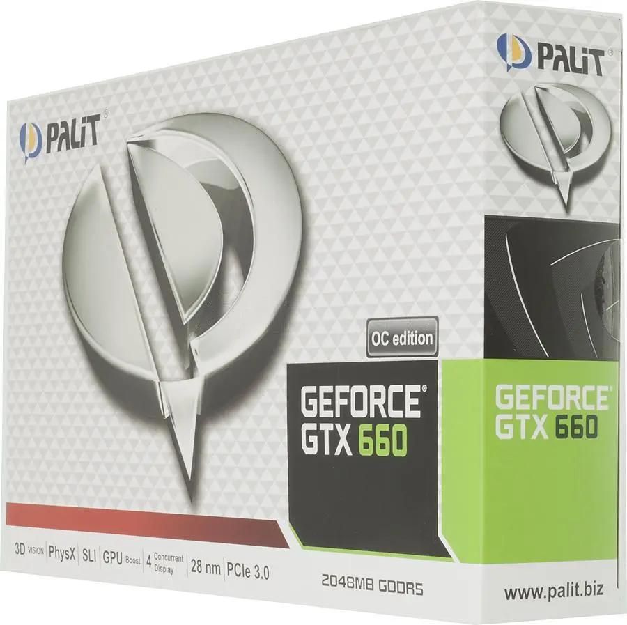 Обзор товара видеокарта Palit NVIDIA GeForce GTX 660 NE5X660S1049-106XF 2ГБ  GDDR5, OC, Ret (710333) в интернет-магазине СИТИЛИНК