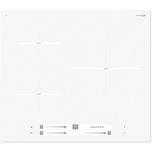 Индукционная варочная поверхность ZIGMUND & SHTAIN CI 25.6 W, конфорок: 3 шт., стеклокерамика, независимая, белый