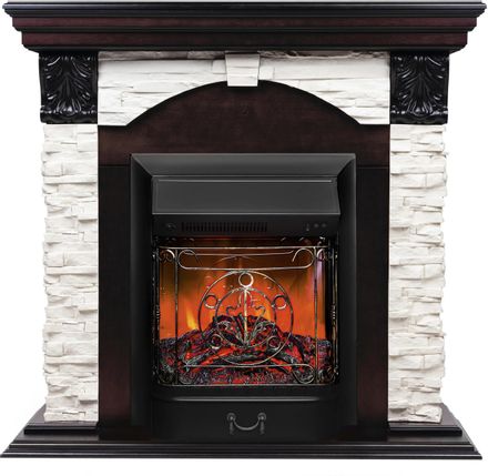 Электрокамин REALFLAME DuBLin Lux Ao/Majestic BL античный дуб
