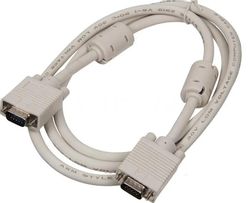 Изображение товара Кабель VGA Buro CAB016S-06,  VGA (m) -  VGA (m),  ферритовый фильтр ,  1.8м,  серый