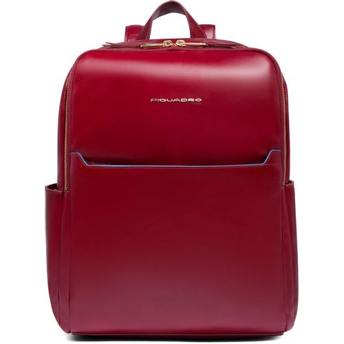 Рюкзак Piquadro Blue Square CA6678B2/R красный натуральная кожа