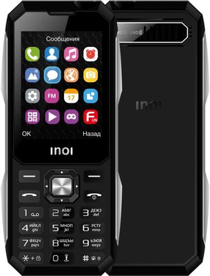 Характеристики Сотовый телефон INOI 244Z, черный (1637956) смотреть в ...