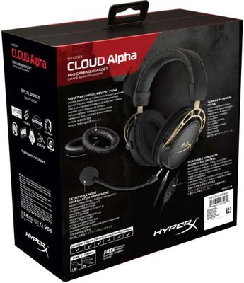 Hyperx cloud alpha gold sale