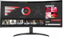 Изображение товара 34" Монитор LG UltraWide 34WR50QK-B,  3440x1440,  VA,  100Гц,  2хHDMI,  1хDP,  изогнутый, черный [34wr50qk-b.aruz]