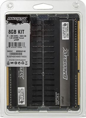 Crucial Ballistix Elite BLE2CP4G3D1608DE1TX0CEU DDR3 2x 4 1600 DIMM Ret 982035