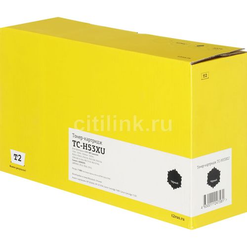 Картридж T2 TC-H53XU, Q7553X/Q5949X, черный / TC-H53XU
