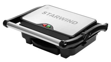 Электрогриль StarWind SSG2040, серебристый
