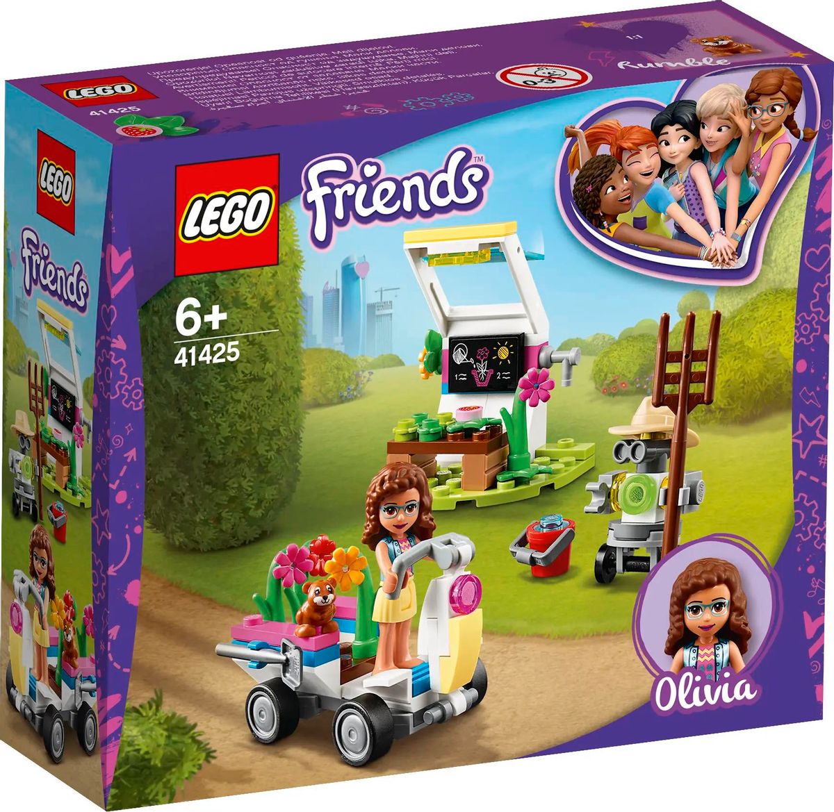 Инструкция, руководство по эксплуатации для конструктор Lego Friends  Цветочный сад Оливии, 41425 (1443419) - скачать Ситилинк