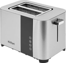 Тостер KitFort KT-2047,  нержавеющая сталь