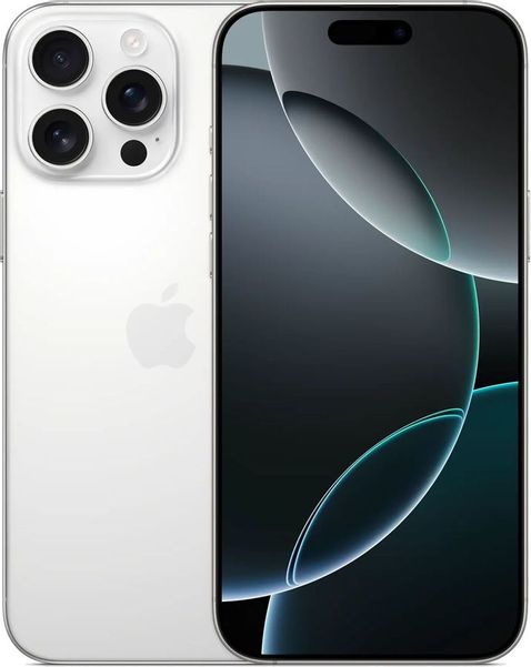 6.9" Смартфон Apple iPhone 16 Pro Max 512Gb,  A3297,  NFC,  OLED,  120Гц,  белый титан