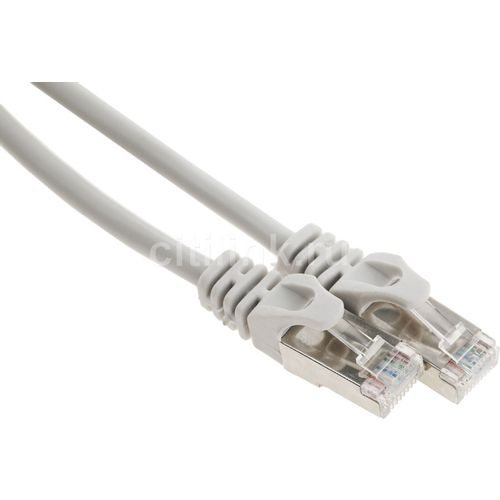 Патч-корд CABLEXPERT PP22-7.5M литой (molded), FTP, кат.5E, 7.5м, 4 пары, 26AWG, алюминий омедненный, многожильный, серый