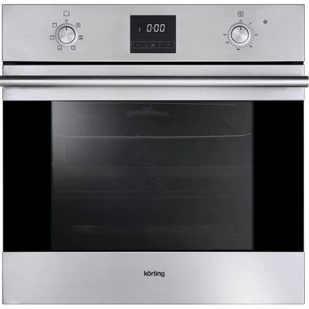 Духовой шкаф электрический Korting OKB561CFX, 64л, дверца с 3 стеклами, нержавеющая сталь