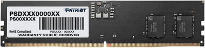 Оперативная память Patriot Signature PSD58G560041 DDR5 -  1x 8ГБ 5600МГц, DIMM,  Ret