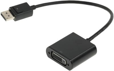 Переходник DVI HP DisplayPort (m) -  DVI-D (f),  0.19м,  черный [fh973aa]