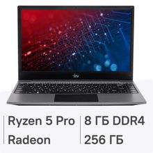 Изображение товара Ноутбук iRU Tactio 14RLH с AMD Ryzen 5, 8ГБ RAM, 256ГБ SSD