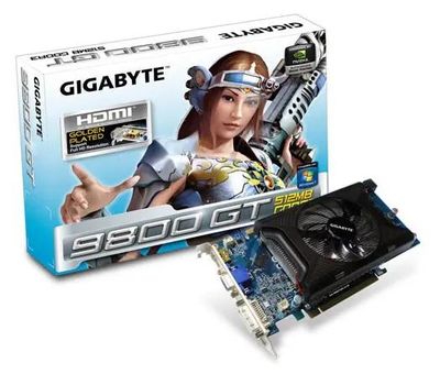 Gigabyte NVIDIA GeForce 9800 GT 512 GDDR3 Ret gv n98tgr 512i 522537