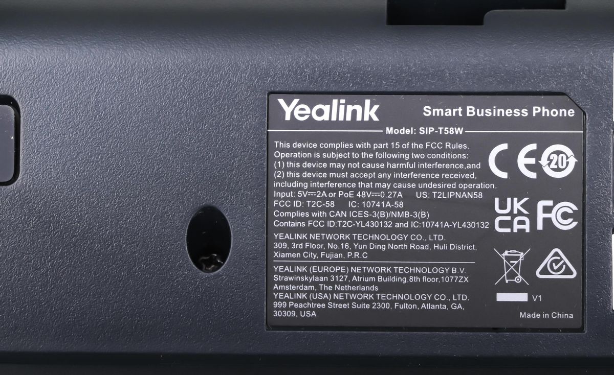 Характеристики IP телефон Yealink SIP-T58W Pro with camera (1651770)  смотреть в СИТИЛИНК