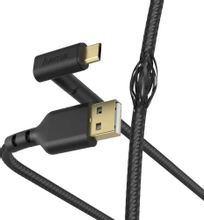Изображение товара Кабель HAMA micro USB - USB 1.5м 2A оплетка позолоченные контакты