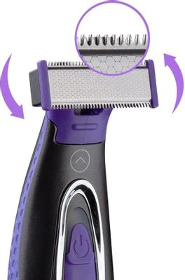 Триммер KitFort КТ-3106 черный/фиолетовый – купить в Ситилинк | 1854029