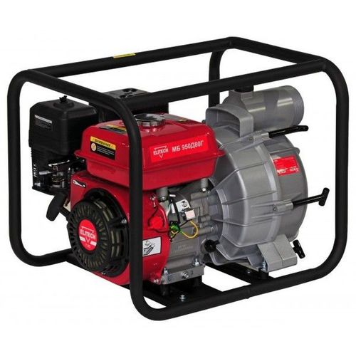 Мотопомпа бензиновая Elitech МБ 950 Д 80 Г, для грязной воды, 950л/мин [205520]